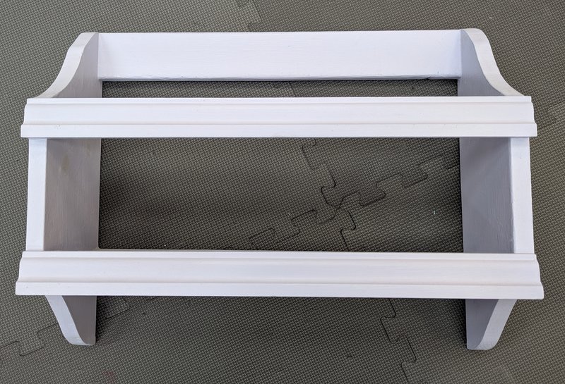 Wall-mounted Wooden Book Rack